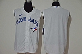 Blue Jays Blank White Nike Cool Base Sleeveless Jersey,baseball caps,new era cap wholesale,wholesale hats